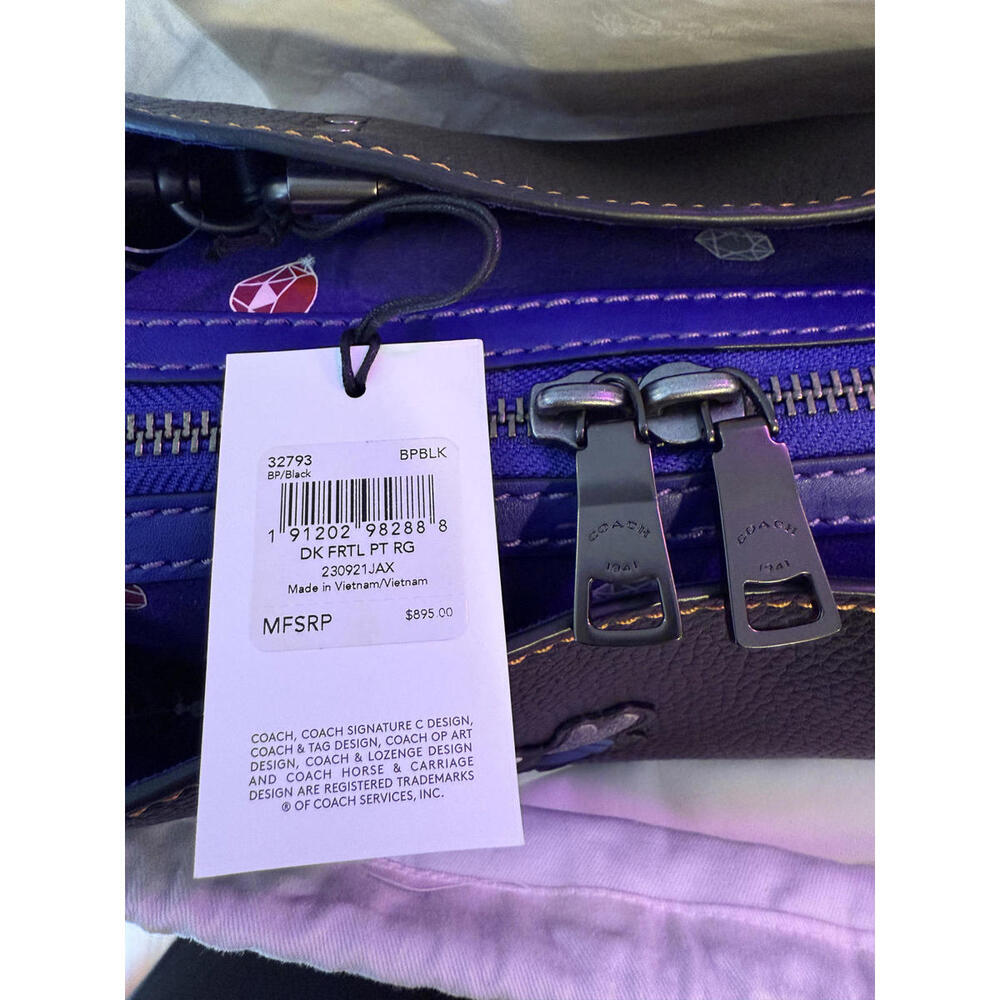 RARE Coach 1941 NWT Disney X Coach Rogue Bag-Dark Fairy Tale (Snow White) - Picture 13 of 13